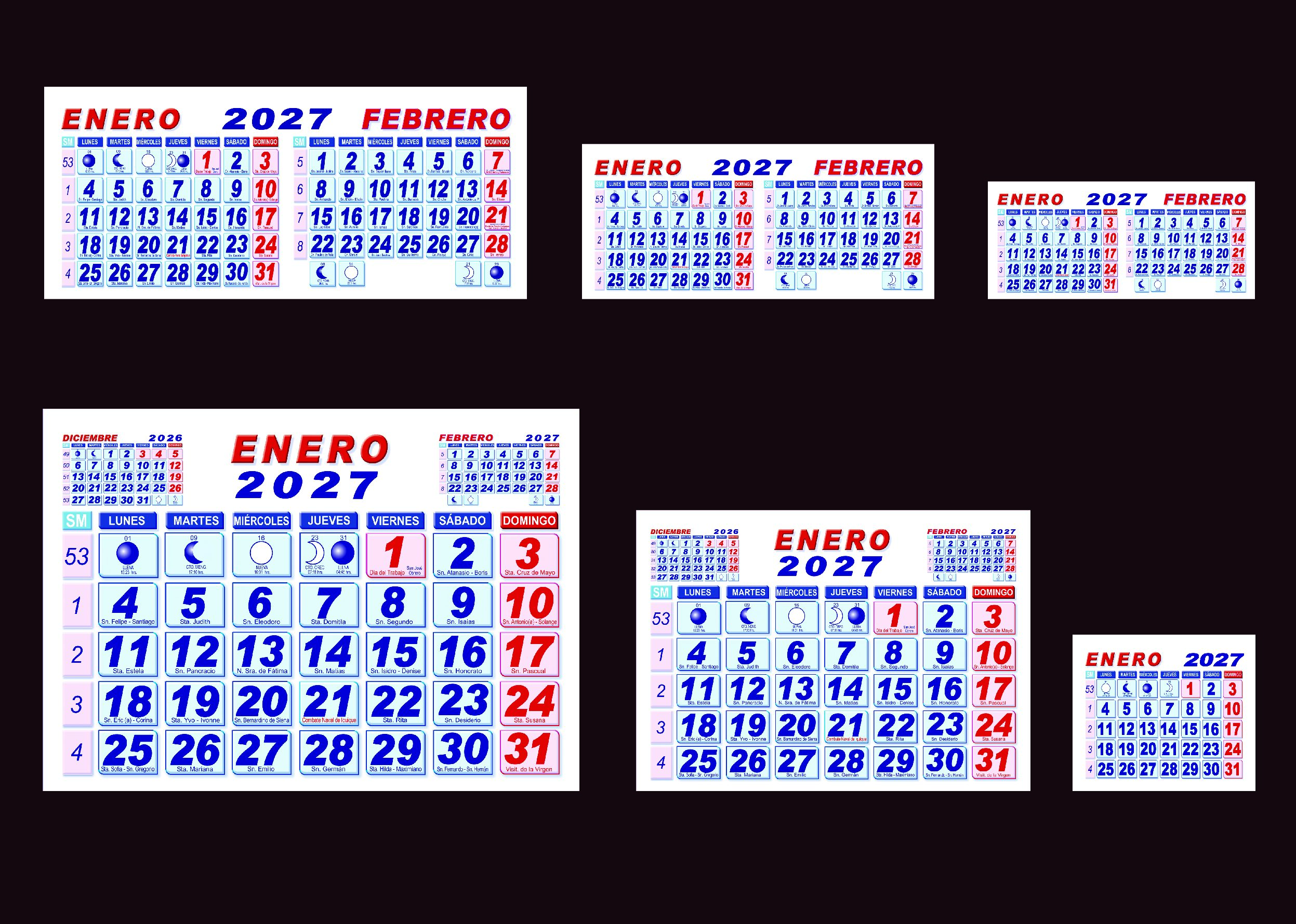Tacos Calendario 2027